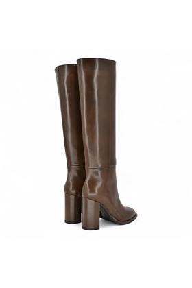 Stivale donna in pelle colore testa di moro. LES AUTRES | 2461-PELLE CAFFÈ